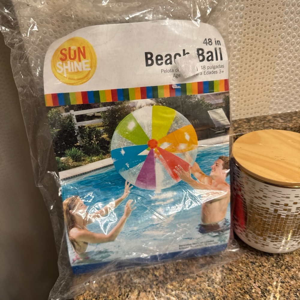 My sunshine 48 inch beach ball‎ vintage NWT
